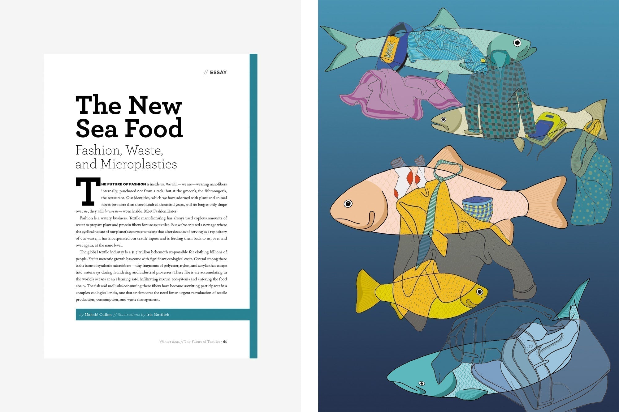 The New Sea Food: Fashion, Waste, and Microplastics